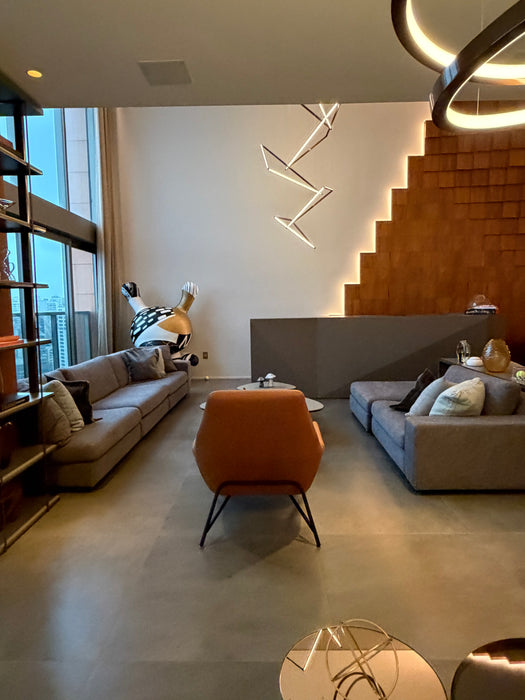 Conjunto de Pendentes “Triangule” em Alumínio – Puntoluce