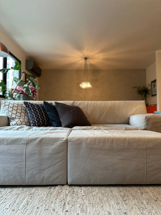 Par de Pufes em Lona – Estúdio Bola