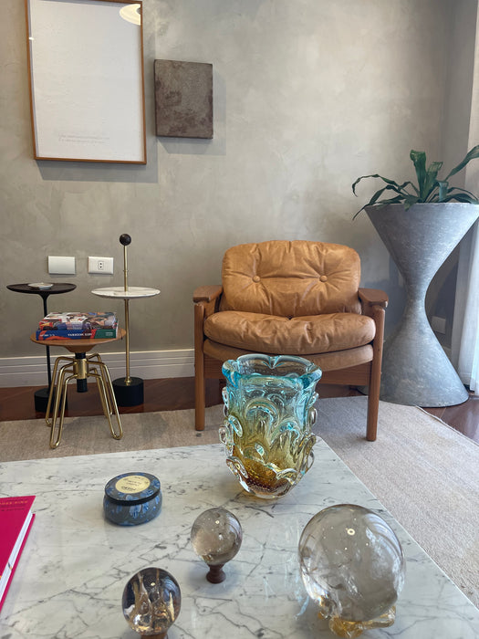 Poltrona “Tetê” em Couro – Sérgio Rodrigues para Dpot