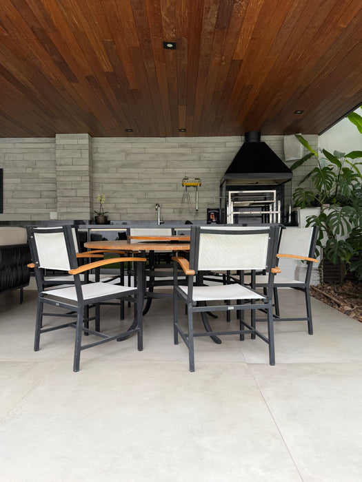 Conjunto de Mesa com 6 Cadeiras - Breton