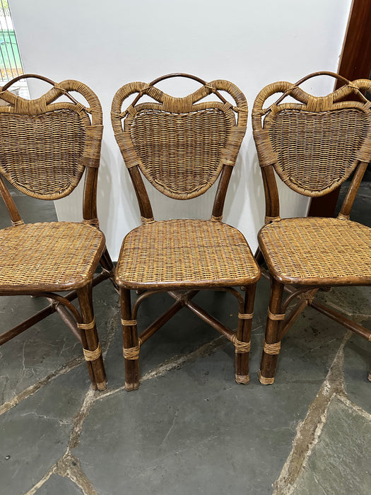 Mesa de Vidro com 3 Cadeiras