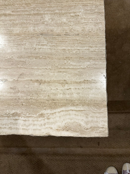 Mesa de Ferro com Tampo em Mármore - Armando Cerello