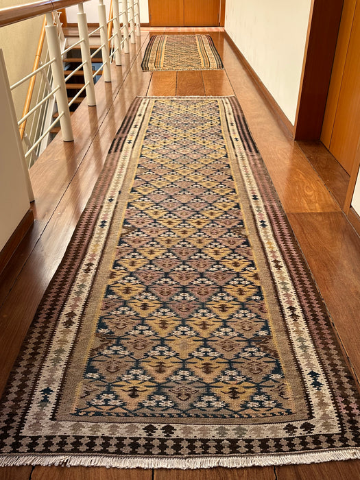 Tapete Passadeira "Kilim Shiraz" (3,42 x 1,11) - Botteh