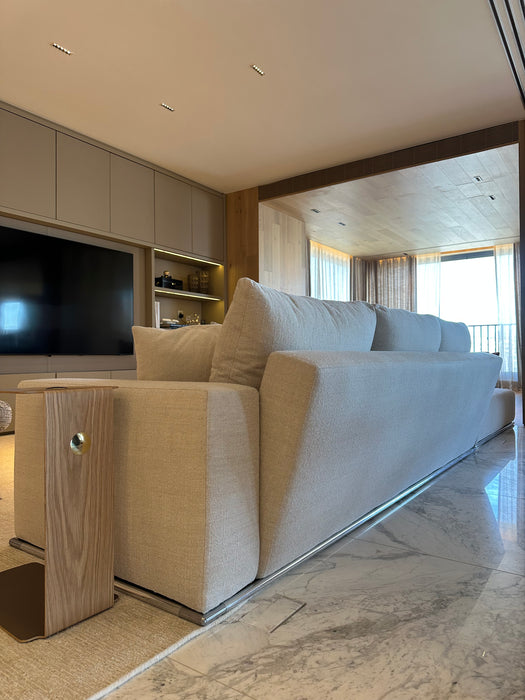 Sofá Modular "Marcel" com Par de Pufes – Antonio Citterio para B&B Italia