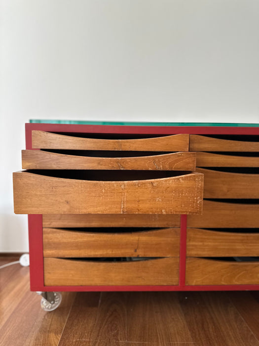 Par de Cômodas com Rodízios