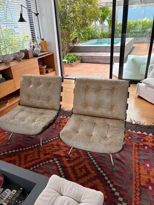 Par de Poltronas "Costela" Vintage - Galeria 021 - RJ (2013)