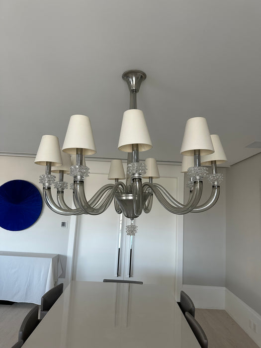 Chandelier "Amsterdan" com 10 Braços - Barovier&Tosso