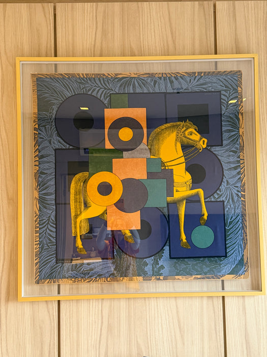 Quadro Lenço de Seda Hermés (G) - Hérmes Paris