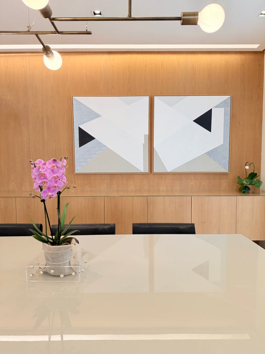 Composição com 2 Quadros Decorativos – Adielso Rodrigues
