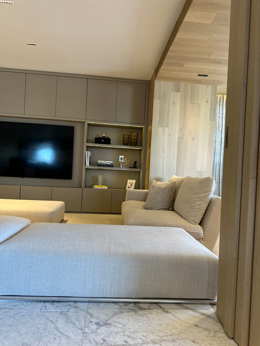 Sofá Modular "Marcel" com Par de Pufes – Antonio Citterio para B&B Italia