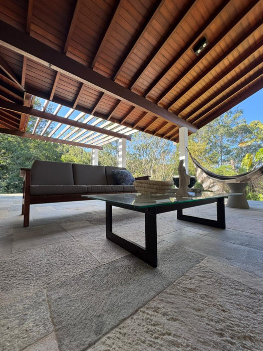 Mesa de Centro com Tampo de Vidro – Lafer