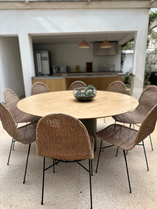 Mesa de Jantar Redonda 8 Lugares – Boobam