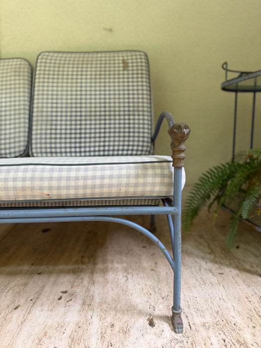 Conjunto em Ferro com Sofá + 2 Poltronas + Carrinho bar - Artefacto