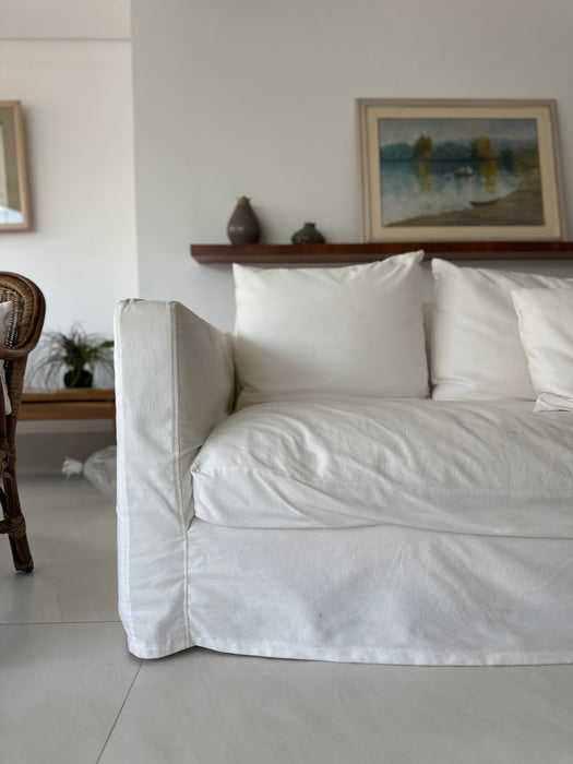 Sofá de 3 Lugares com Capa