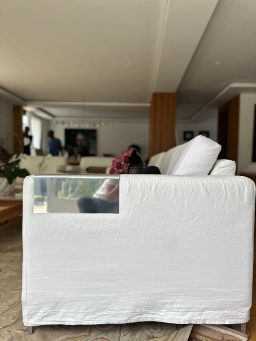 Sofá de 3 Lugares com Capa