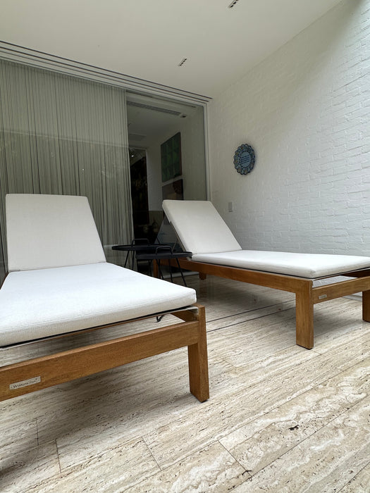 Par de Espreguiçadeiras "Azure" - Wintons Teak | Casual Exteriores