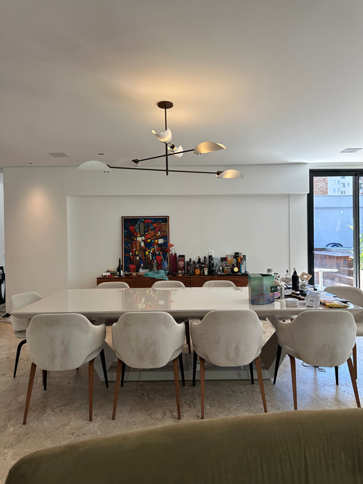 Conjunto de 10 Cadeiras (2 Giratórias) - Brentwood