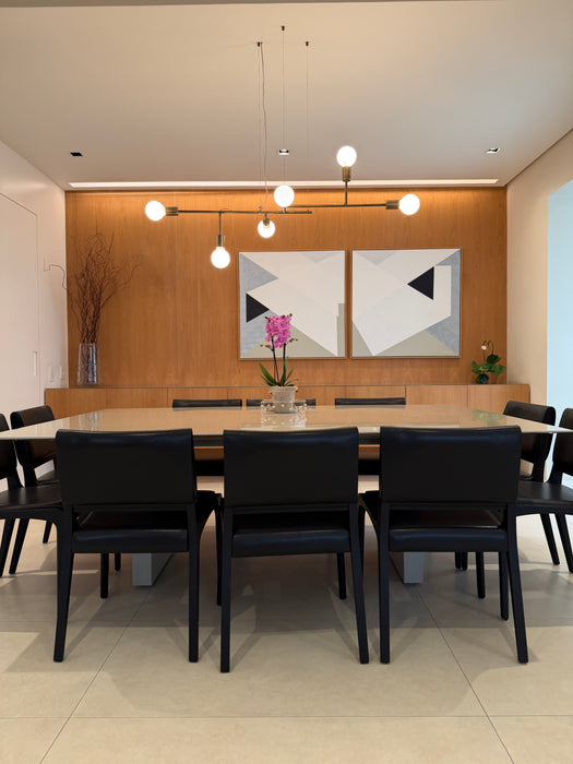 Composição com 2 Quadros Decorativos – Adielso Rodrigues