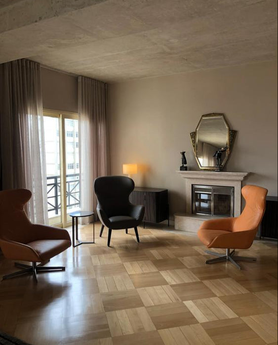 Poltrona "Mad Jocker" em Couro Fendi - Marcel Wanders para Poliform