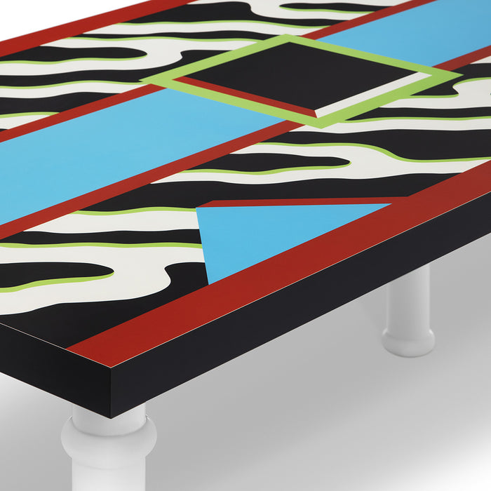 Mesa de Jantar "Madras" - Nathalie Du Pasquier para Memphis Milano