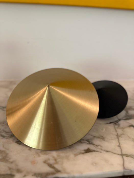 Objetos Decorativos Paperweights Dourado e Preto