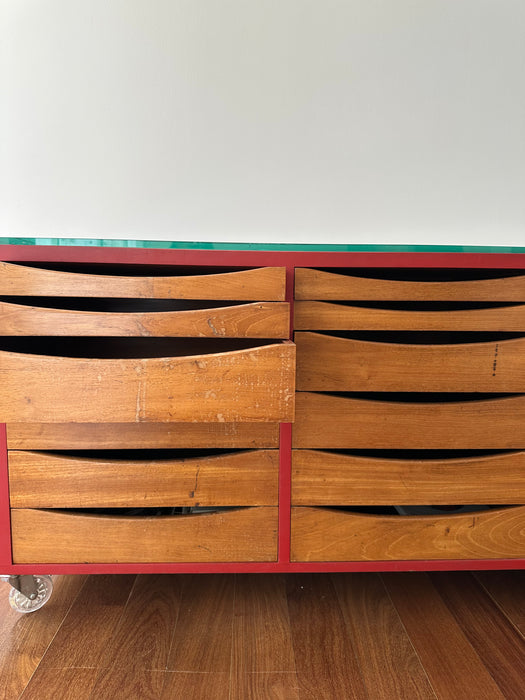 Par de Cômodas com Rodízios