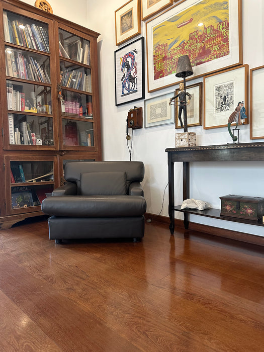 Poltrona em Couro Vintage – Cassina