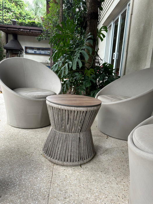 Tamborete "Fision" Cinza – Tidelli