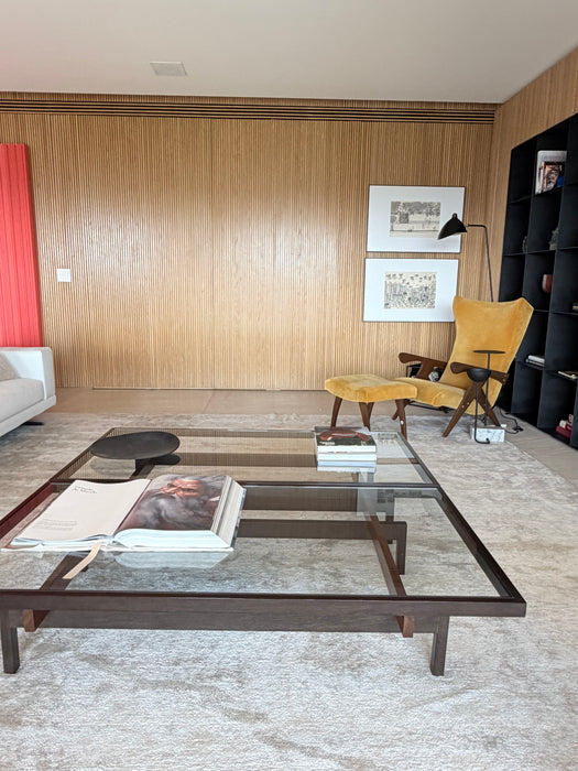Mesa de Centro "Duas Cores" - Branco&Preto Para Etel