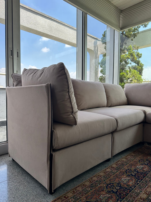 Sofá “Duc-Duc” em L – Mario Bellini para Cassina