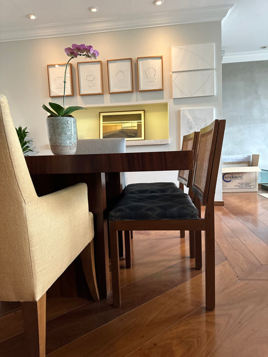 Mesa de Jantar com 4 Cadeiras “Jecker” –  Etel Carmona para Etel