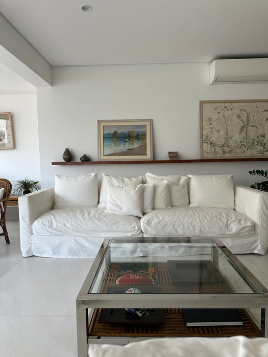 Sofá de 3 Lugares com Capa