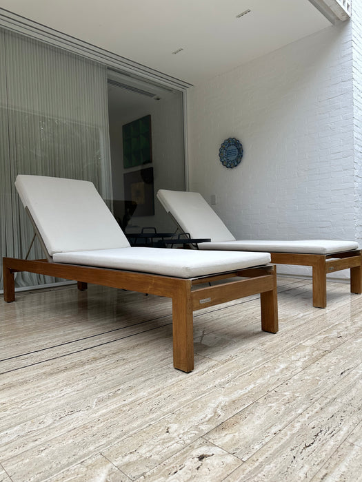 Par de Espreguiçadeiras "Azure" - Wintons Teak | Casual Exteriores