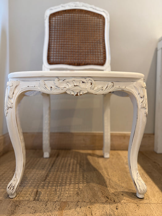Conjunto com 4 Cadeiras "Deauville" com Assento em Palha – Secrets de Famille