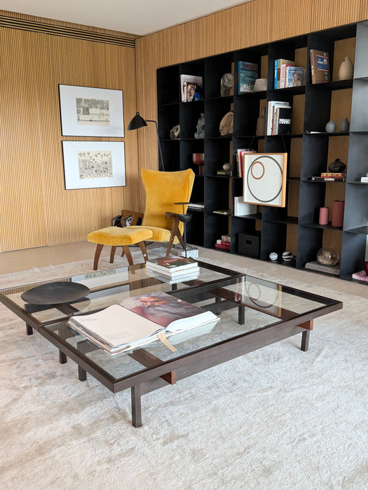 Mesa de Centro "Duas Cores" - Branco&Preto Para Etel