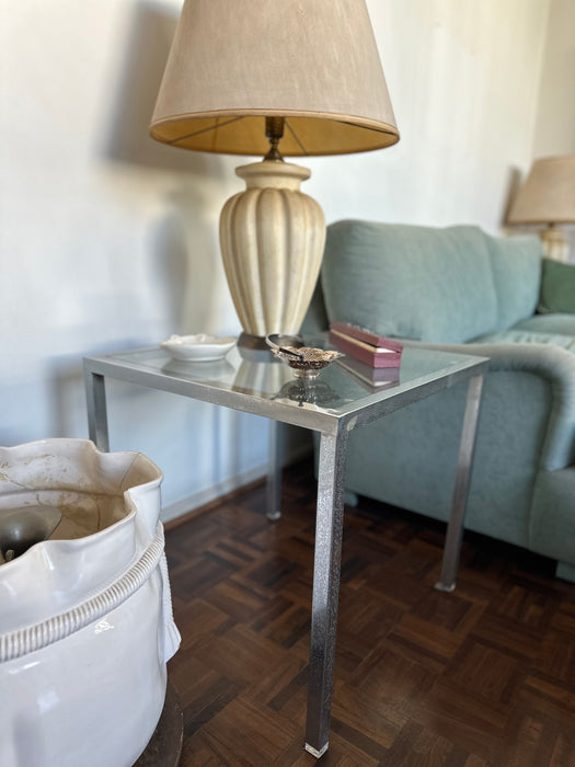 Par de Mesas Laterais em Ferro