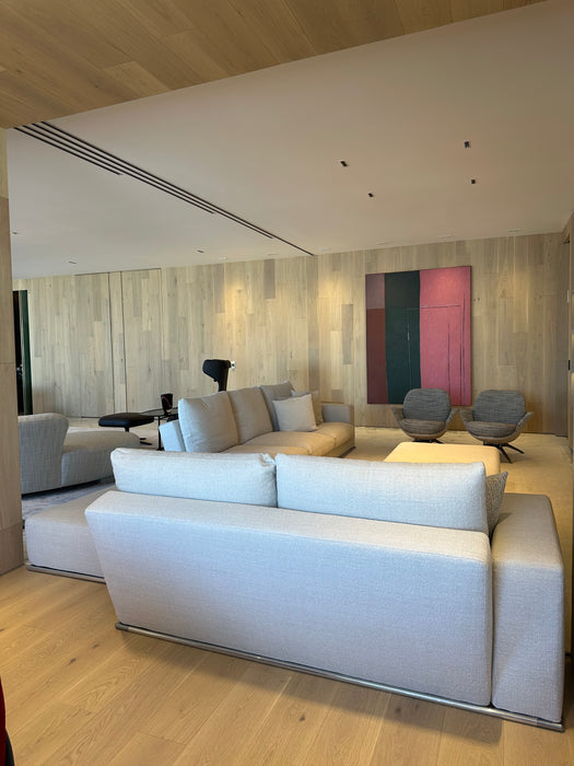 Sofá Modular "Marcel" com Par de Pufes – Antonio Citterio para B&B Italia