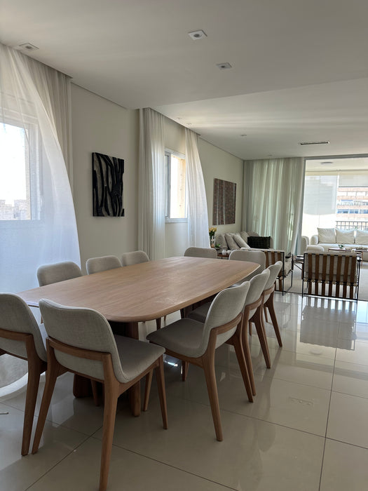 Conjunto de 10 Cadeiras “Sinuous” – Delucci