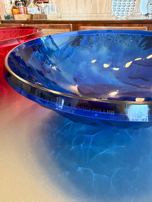 Conjunto com 3 Bowls “Moon” (Roxo, Vermelho e Azul) – Mario Bellini para Kartell