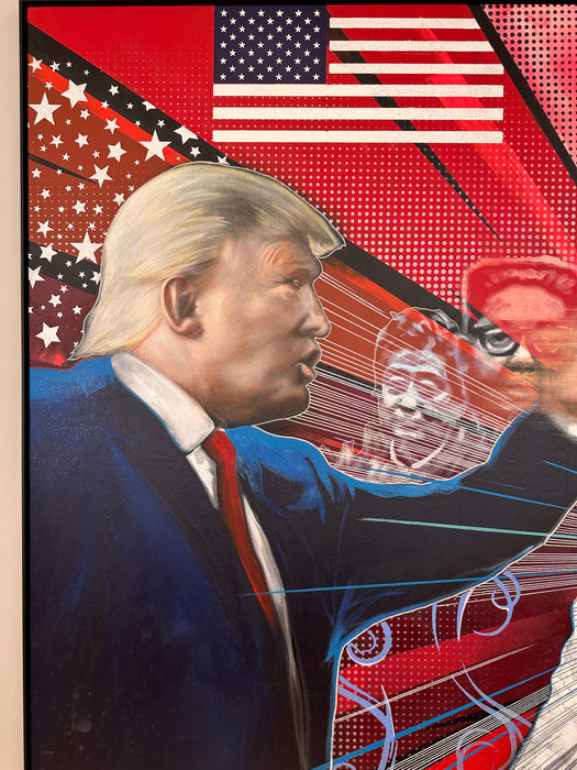 Quadro “Donald John Trump" - Michael Andrew Law
