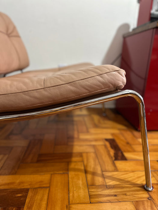 Poltrona "Frog" em Couro – Piero Lissoni para Living Divani