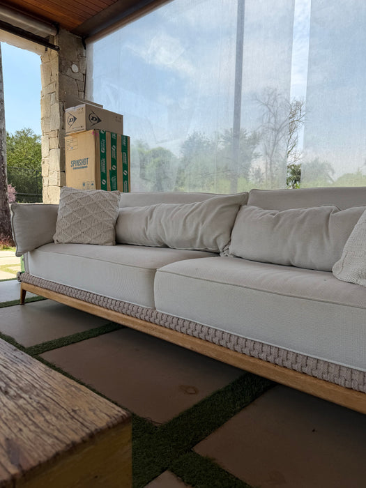 Conjunto Outdoor (1 sofá + 2 poltronas (sem braço) + 2 poltronas (com braços) - Dunelli