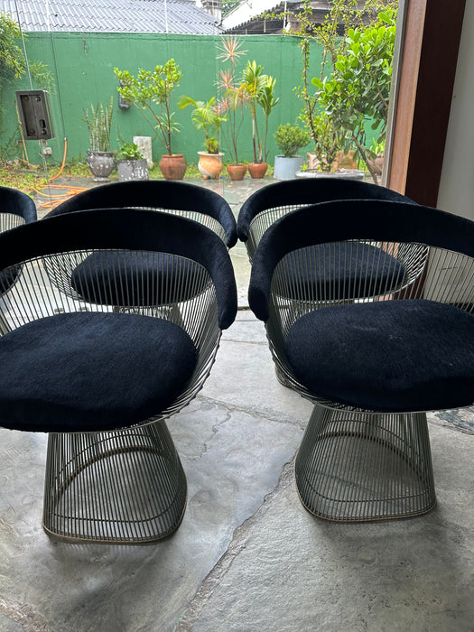 Conjunto de 4 Cadeiras "Platner" - Warren Platner para Forma 1977