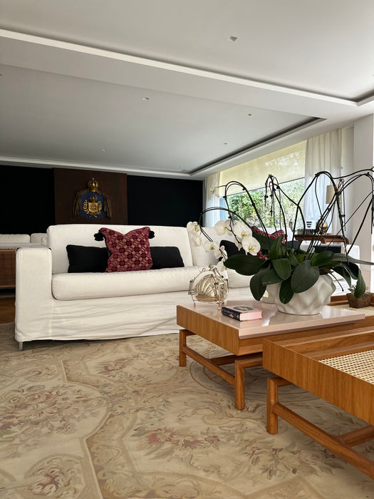 Sofá de 3 Lugares com Capa