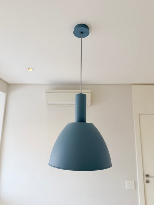 Luminária “Mega Bauhaus 90” Azul – Lumini