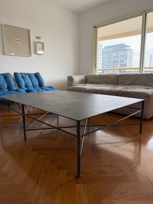 Mesa de Centro em Aço – L'Oeil