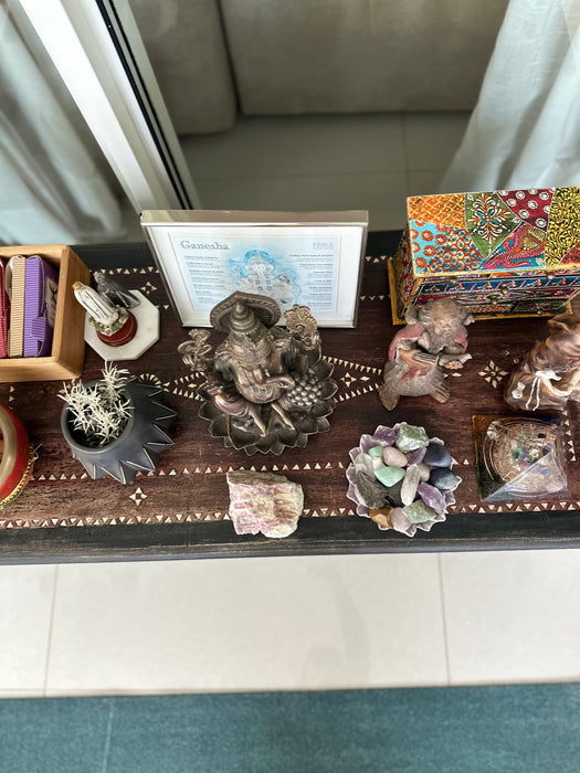 Baú de Madeira com Marchetaria em Madrepérola