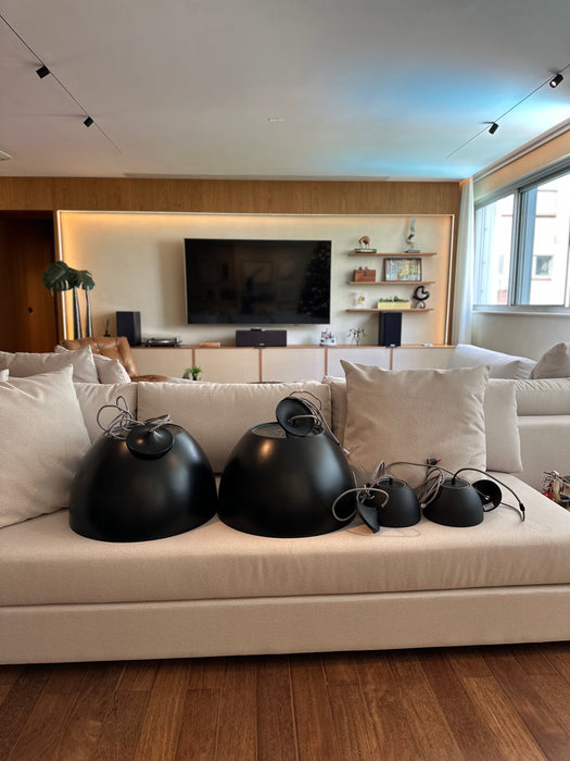 Pendente "Mini Bossa" Preto - Fernando Prado para Lumini