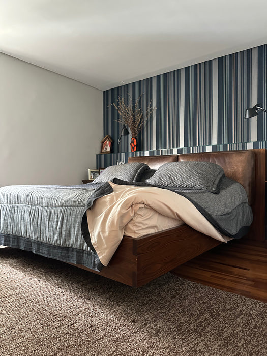 Cama King Size "Marie" (colchão incluso) - Casa Pronta