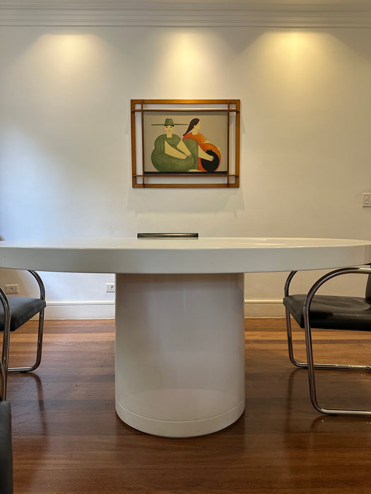 Mesa de Jantar Redonda com Centro Giratório